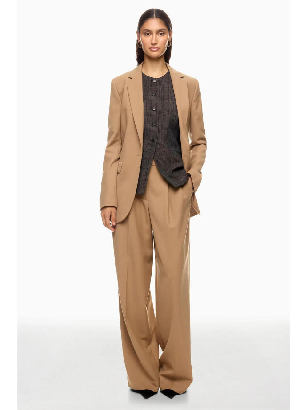 MICHAEL KORS Pleated Wide Leg Pants Size 2